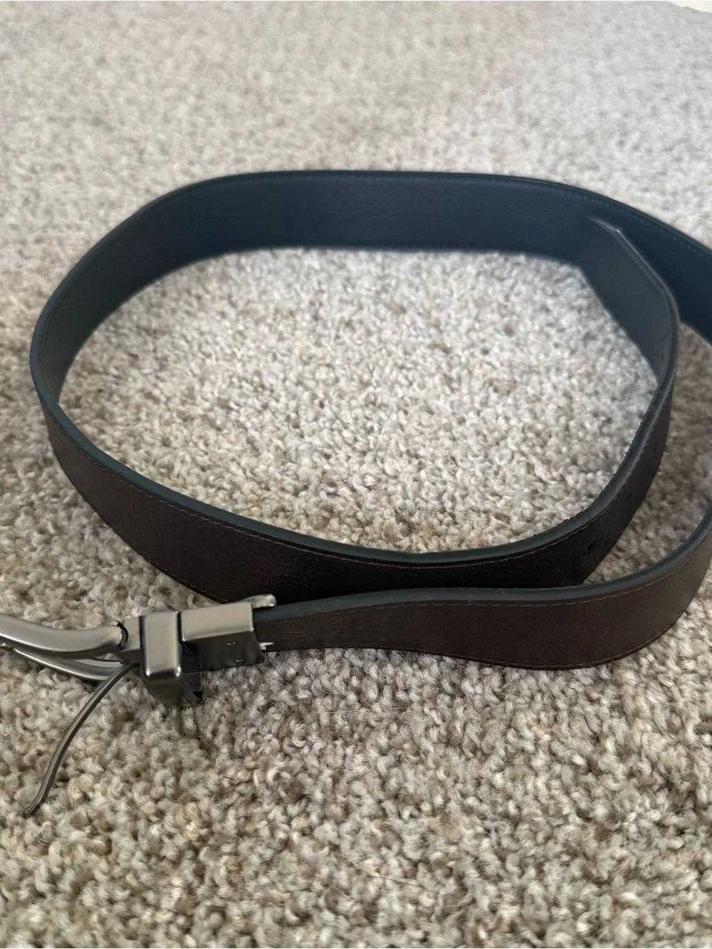 Two Nike Reversible Belts Mens 34 Black and Brown Athletic Golf Leather